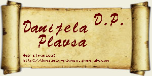 Danijela Plavša vizit kartica